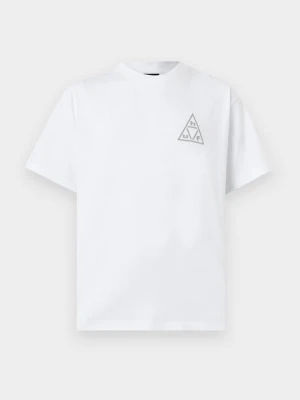 T-shirt z nadrukiem HUF biały