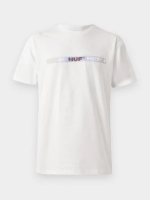 T-shirt z nadrukiem HUF biały
