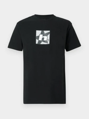 T-shirt z nadrukiem HUF czarny