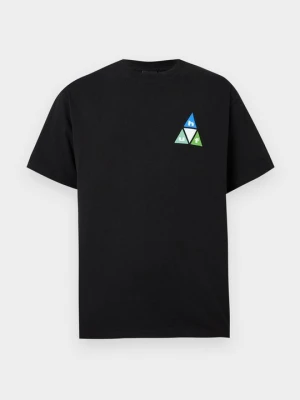 T-shirt z nadrukiem HUF czarny