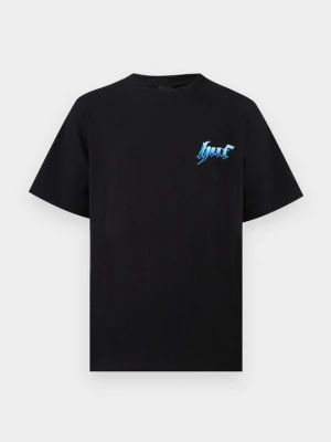 T-shirt z nadrukiem HUF czarny