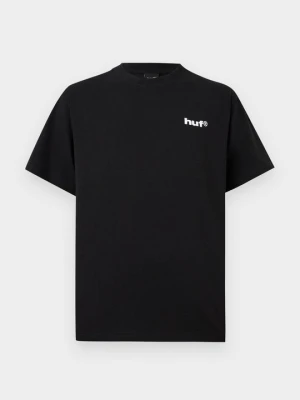 T-shirt z nadrukiem HUF czarny