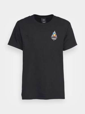 T-shirt z nadrukiem HUF czarny