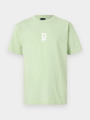 T-shirt z nadrukiem HUF zielony