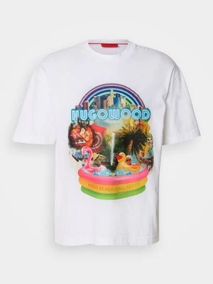 T-shirt z nadrukiem HUGO