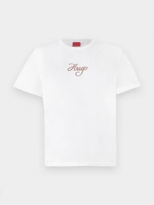 Zdjęcie produktu T-shirt z nadrukiem Hugo biały
