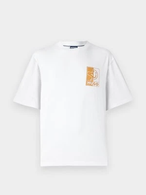 Zdjęcie produktu T-shirt z nadrukiem Hugo biały