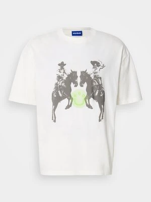 Zdjęcie produktu T-shirt z nadrukiem Hugo biały