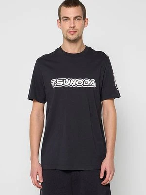 T-shirt z nadrukiem Hugo czarny
