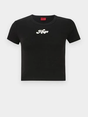 Zdjęcie produktu T-shirt z nadrukiem Hugo czarny