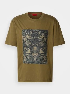 Zdjęcie produktu T-shirt z nadrukiem Hugo zielony