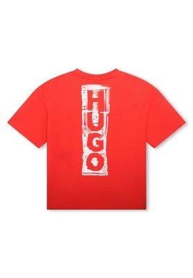 T-shirt z nadrukiem HUGO Kids