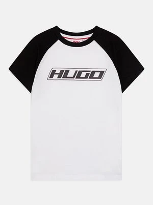 T-shirt z nadrukiem HUGO Kids