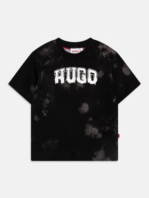 T-shirt z nadrukiem HUGO Kids