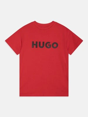 T-shirt z nadrukiem HUGO Kids