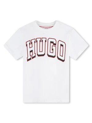 T-shirt z nadrukiem HUGO Kids