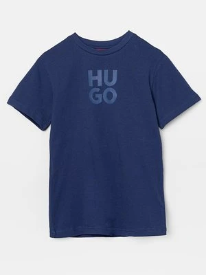T-shirt z nadrukiem HUGO Kids