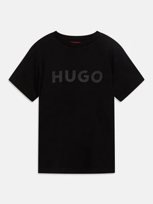 T-shirt z nadrukiem HUGO Kids