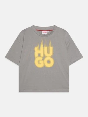 T-shirt z nadrukiem HUGO Kids