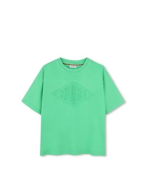 T-shirt z nadrukiem HUGO Kids