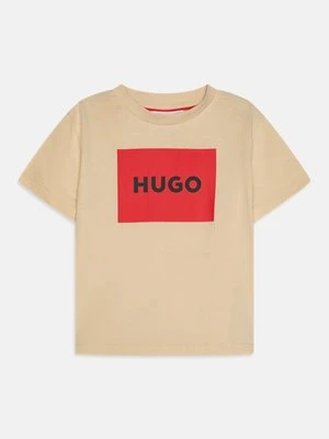 T-shirt z nadrukiem HUGO Kids