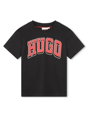 T-shirt z nadrukiem HUGO Kids