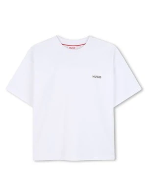 T-shirt z nadrukiem HUGO Kids
