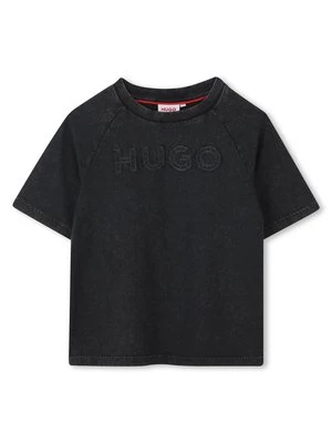 T-shirt z nadrukiem HUGO Kids