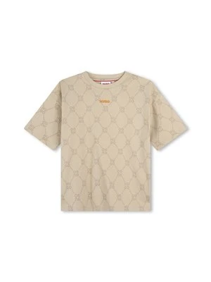 T-shirt z nadrukiem HUGO Kids