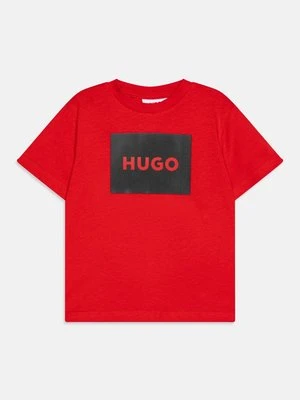 T-shirt z nadrukiem HUGO Kids