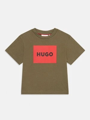 T-shirt z nadrukiem HUGO Kids