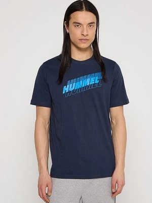 T-shirt z nadrukiem Hummel