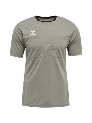 T-shirt z nadrukiem Hummel szary