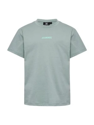 T-shirt z nadrukiem Hummel zielony