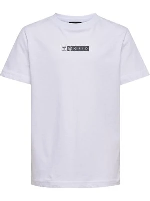 T-shirt z nadrukiem Hummel biały