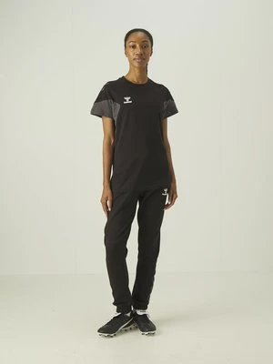 T-shirt z nadrukiem Hummel czarny