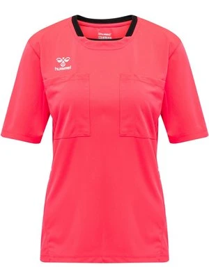 T-shirt z nadrukiem Hummel różowy