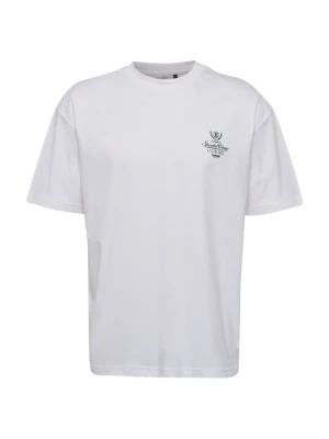 T-shirt z nadrukiem Hummel biały