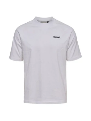 T-shirt z nadrukiem Hummel biały