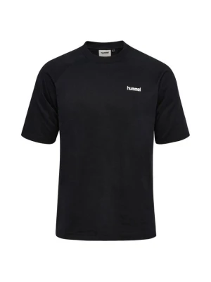 T-shirt z nadrukiem Hummel czarny