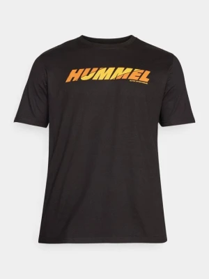 T-shirt z nadrukiem Hummel czarny