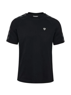 T-shirt z nadrukiem Hummel czarny