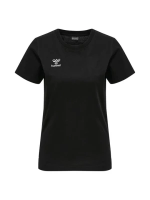 T-shirt z nadrukiem Hummel czarny