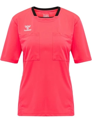 T-shirt z nadrukiem Hummel różowy