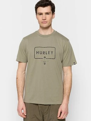 T-shirt z nadrukiem hurley