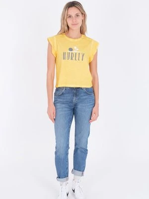T-shirt z nadrukiem hurley