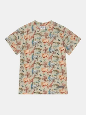 T-shirt z nadrukiem Hust & Claire beżowy