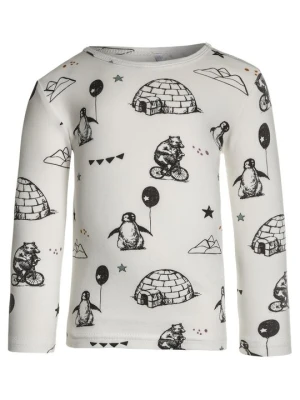 T-shirt z nadrukiem Hust & Claire biały