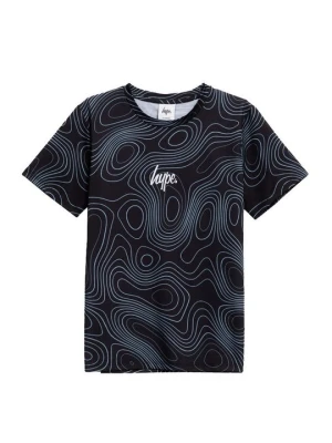 T-shirt z nadrukiem HYPE czarny