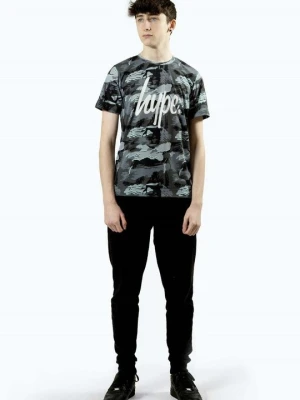T-shirt z nadrukiem HYPE czarny